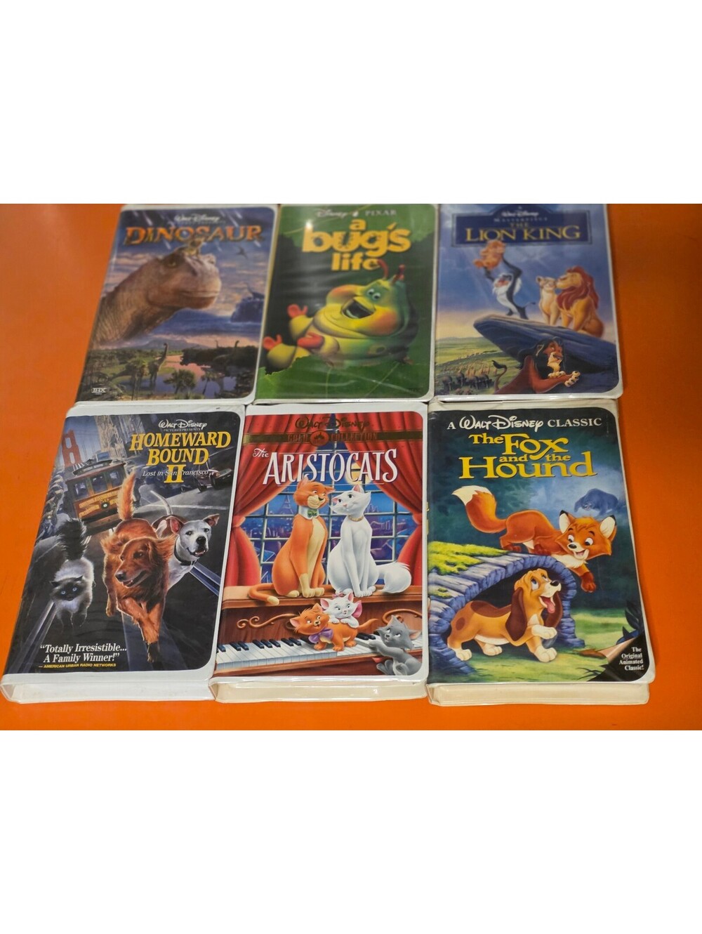 Disney movie VHS lot